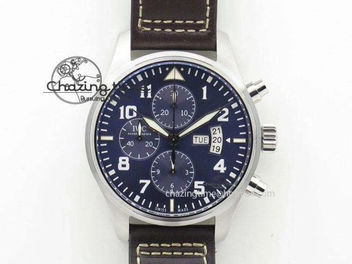 MIROTIME 0220 RelaxedFit Big Pilot Real PR IW500435 “Muhammad Ali” ZF Best Edition On Black Leather Strap A 7295